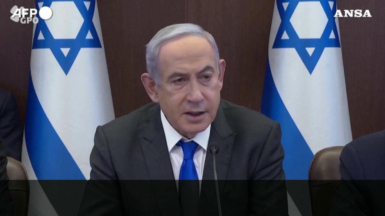 Israele, Netanyahu: "Senza il rilascio degli ostaggi nessun cessate il fuoco"