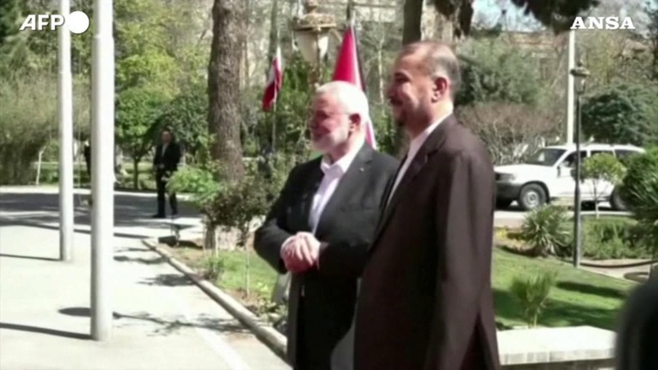 Medio Oriente, a Teheran il leader di Hamas Haniyeh incontra il ministro degli Esteri iraniano