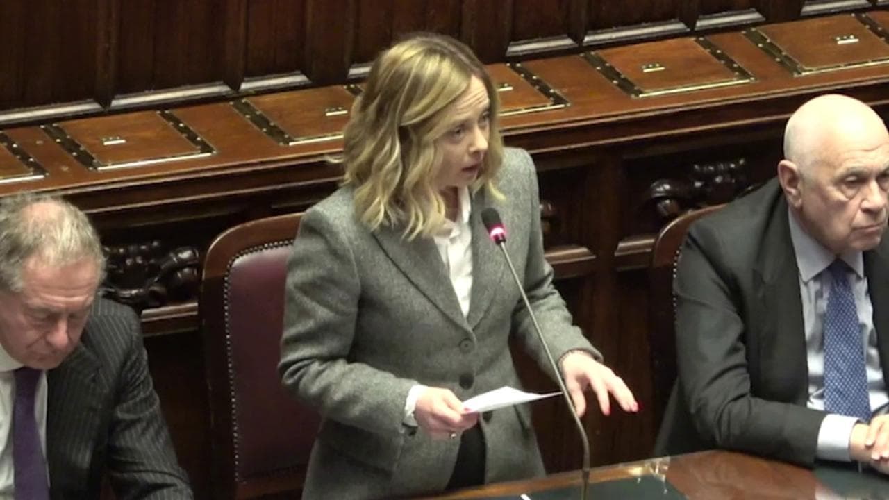 MO, Meloni: "I palestinesi devono avere uno stato, non sono d'accordo con il primo ministro di Israele" "