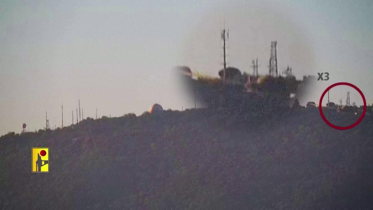 Hezbollah mostra attacchi aerei a Meron: "Abbiamo colpito un punto di osservazione israeliano"