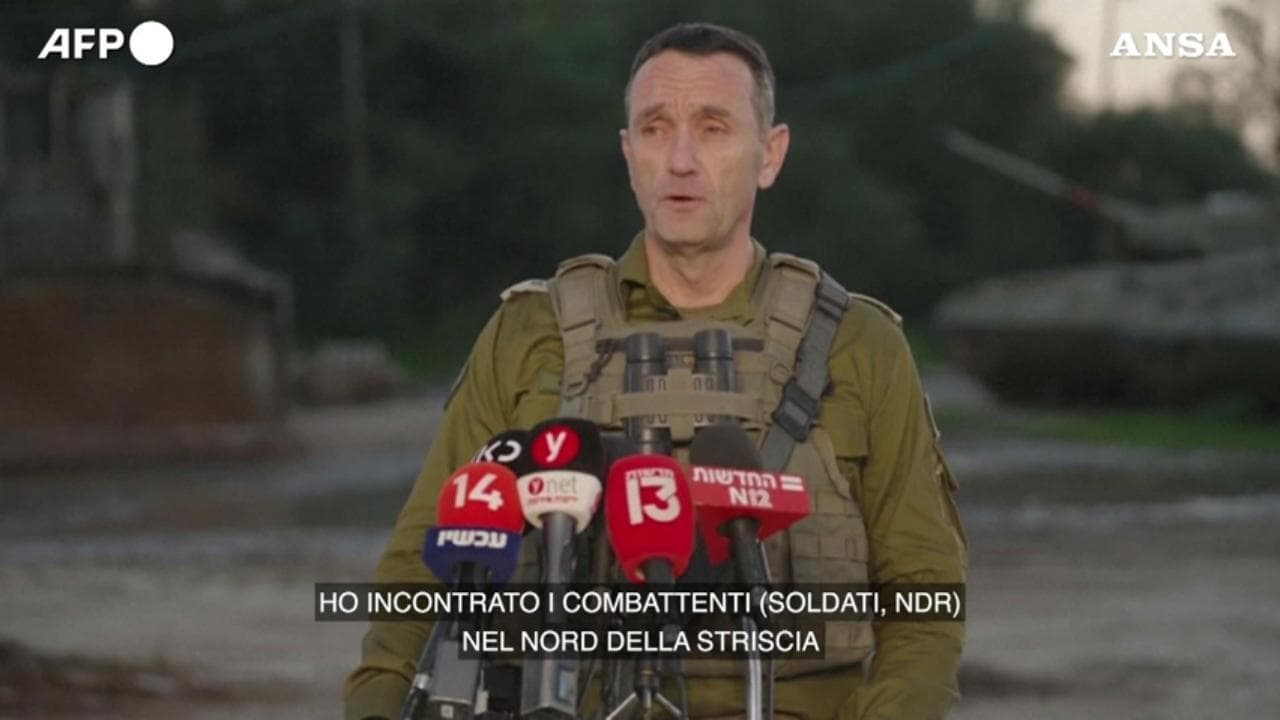 Esercito israeliano: "Guerra andrà avanti per mesi, vicino smantellamento Hamas a nord Gaza"