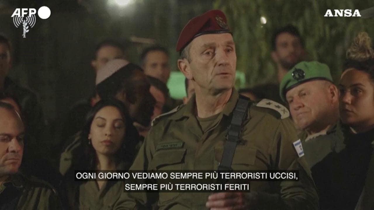 Israele, Halevi: "Terroristi di Hamas si arrendono, dobbiamo colpire più forte"