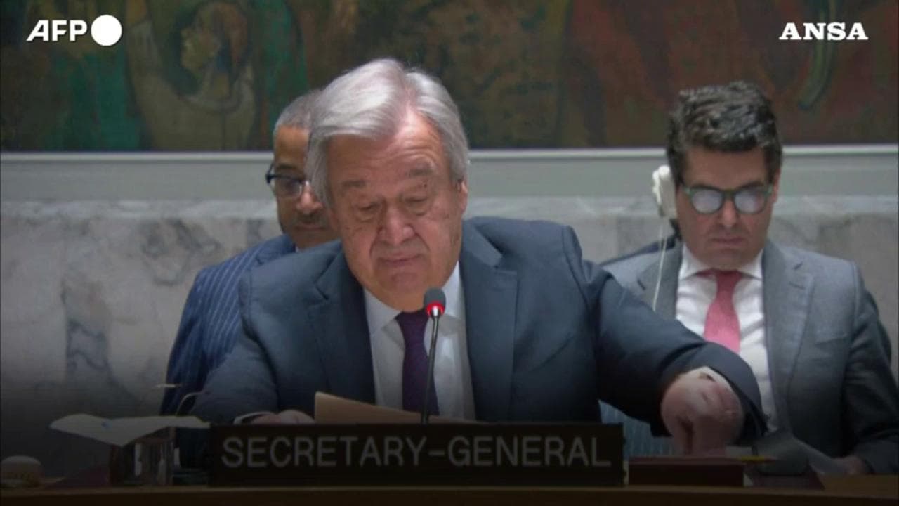 Medio Oriente, Guterres: "La violenza di Hamas non legittima la punizione del popolo palestinese"