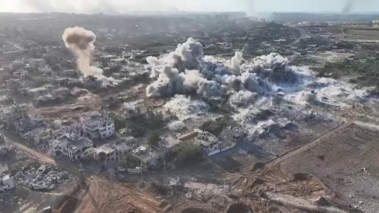 Gaza, l’esplosione di un tunnel di Hamas a Beit Hanun (a sei chilometri dall'israeliana Sderot)