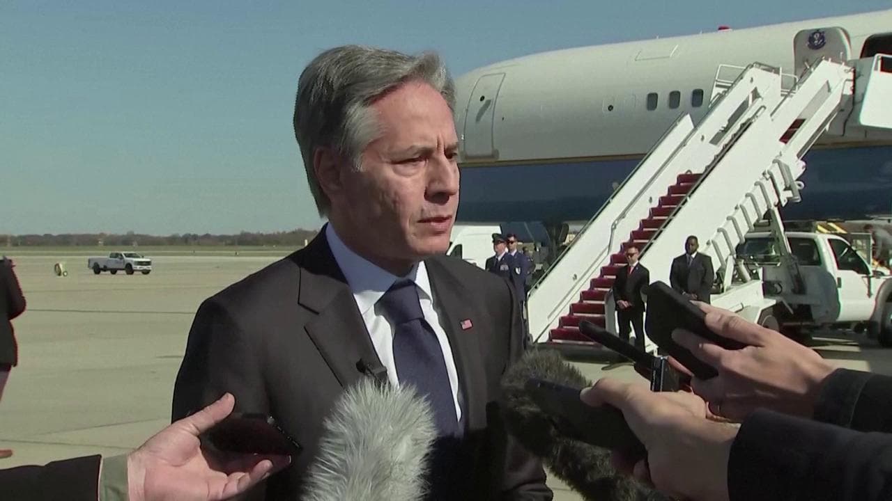 Israele, Blinken: "Minimizzare il pericolo per i civili a Gaza"