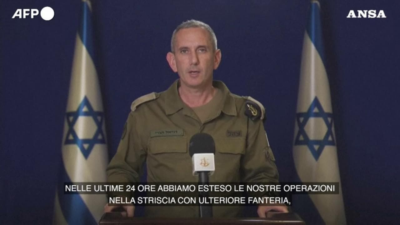 L'esercito di Israele: "Abbiamo esteso le nostre operazioni nella Striscia"
