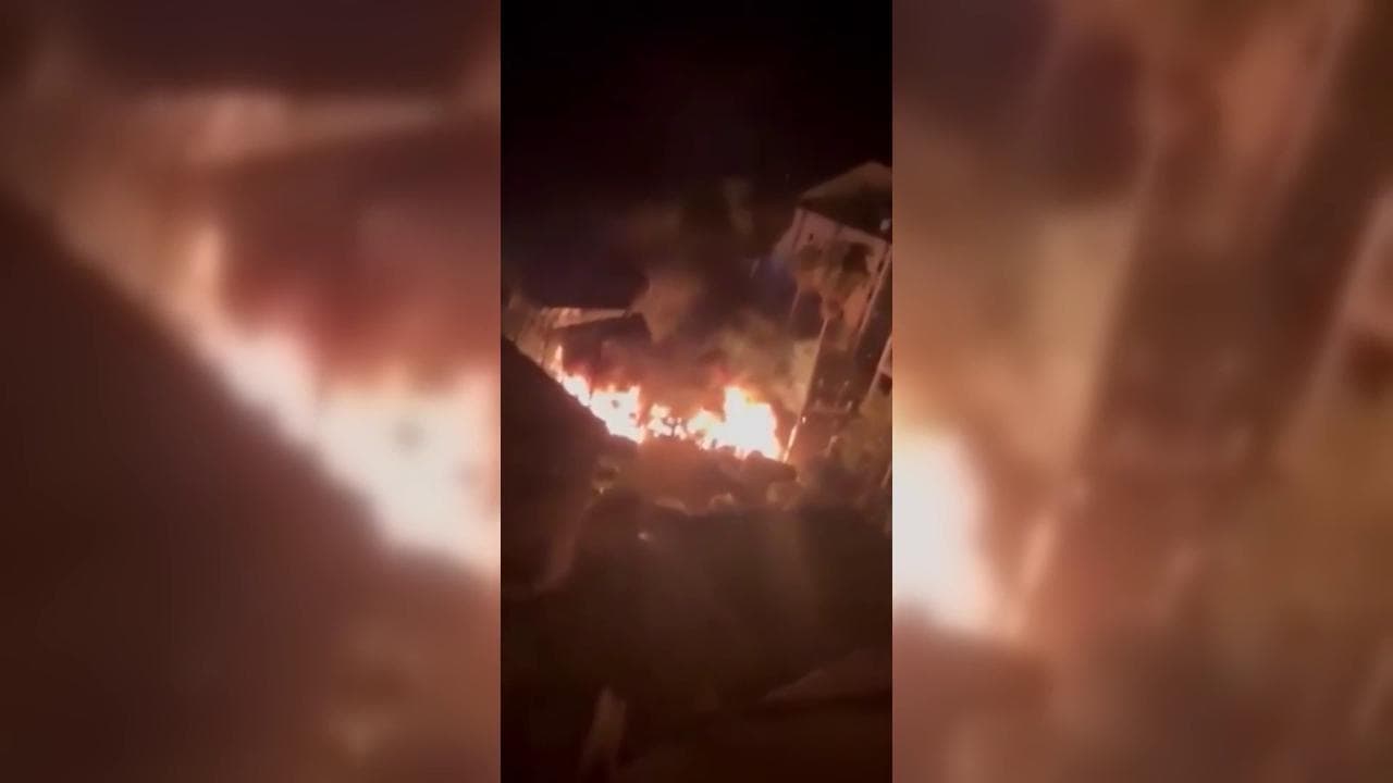 Bombardato l'ospedale battista Al-Ahli nel centro di Gaza City: il momento dell'esplosione
