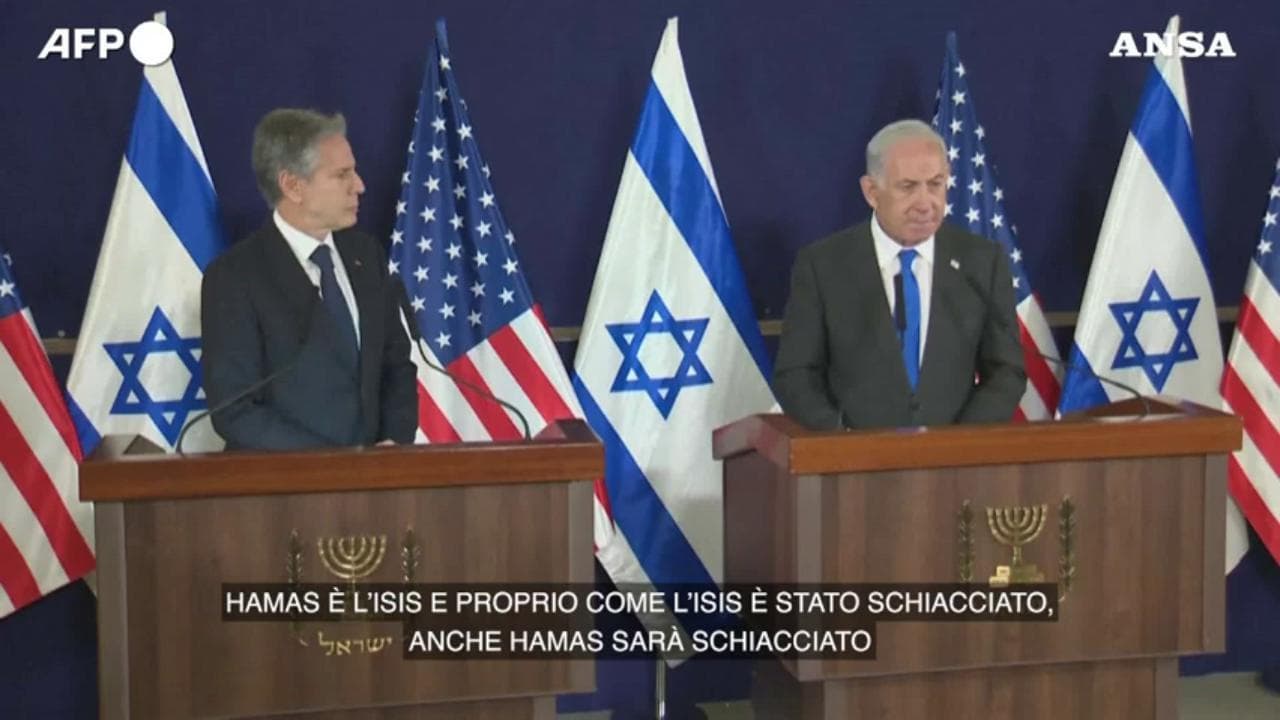 Netanyahu: "I membri di Hamas dovrebbero essere sputati fuori dalla comunità delle nazioni"