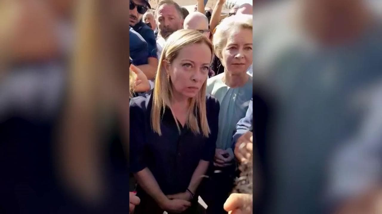 Lampedusa, Meloni ai manifestanti: "Io ci metto la faccia"