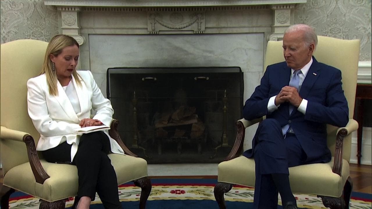 Usa, Meloni a Biden: "Serve commercio globale libero ma rispettoso delle regole"