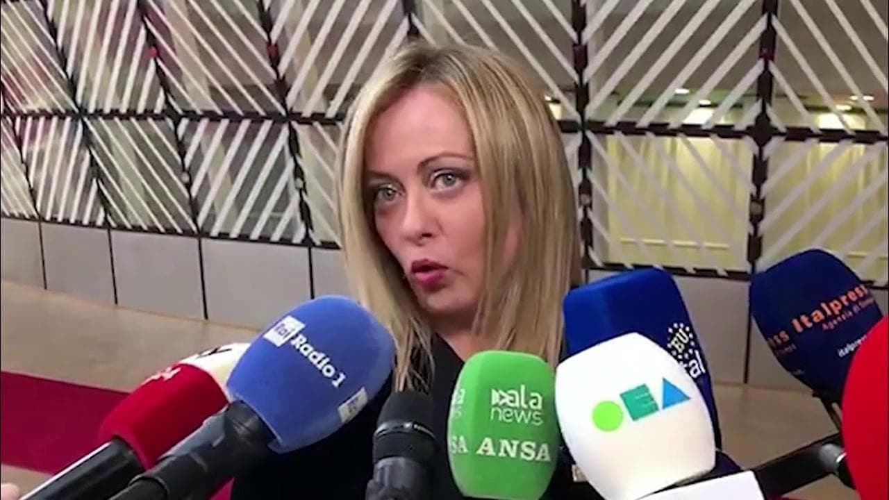 Bruxelles, la premier Giorgia Meloni: "La migrazione è oggi tema centrale in Europa"
