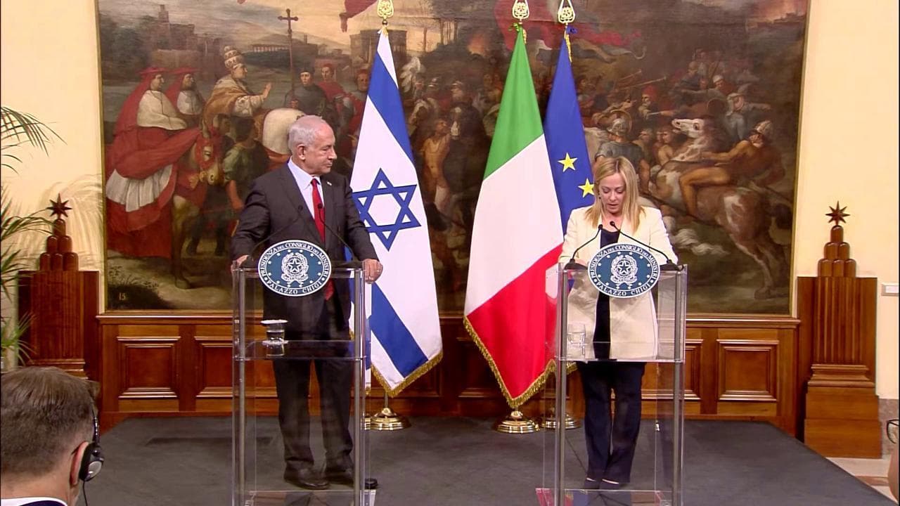 Meloni a Netanyahu: "Faremo di tutto per la de-escalation della violenza tra Israele e Palestina"