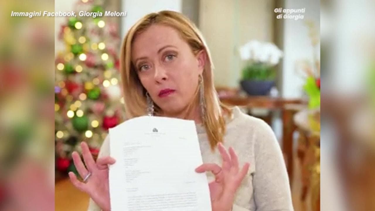 Manovra, Meloni: "Rilievi di Bankitalia? Non mi pare, solo polemica"