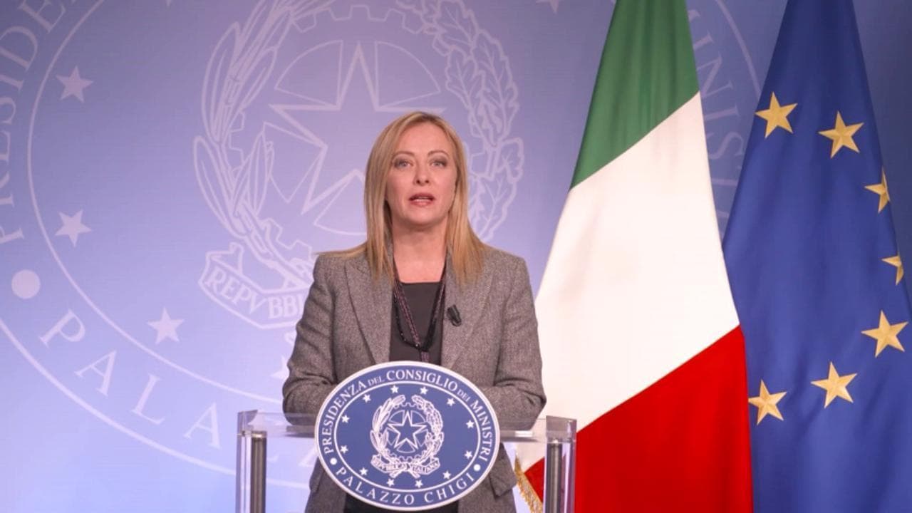 Meloni: "Rilanciare produzione nazionale energia, Mezzogiorno diventi hub di approvvigionamento"