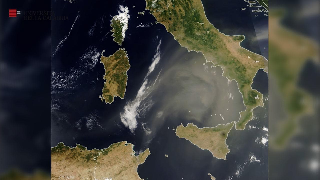 Una bolla sul Sud Italia: il fenomeno meteorologico che ha reso opaco il cielo