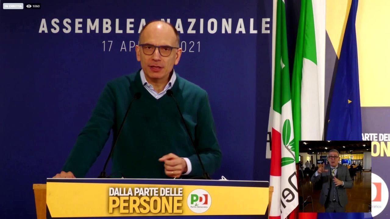 Pd, Letta: "Partito è vivo e vivace. Elezioni si vincono mobilitando 100mila militanti"