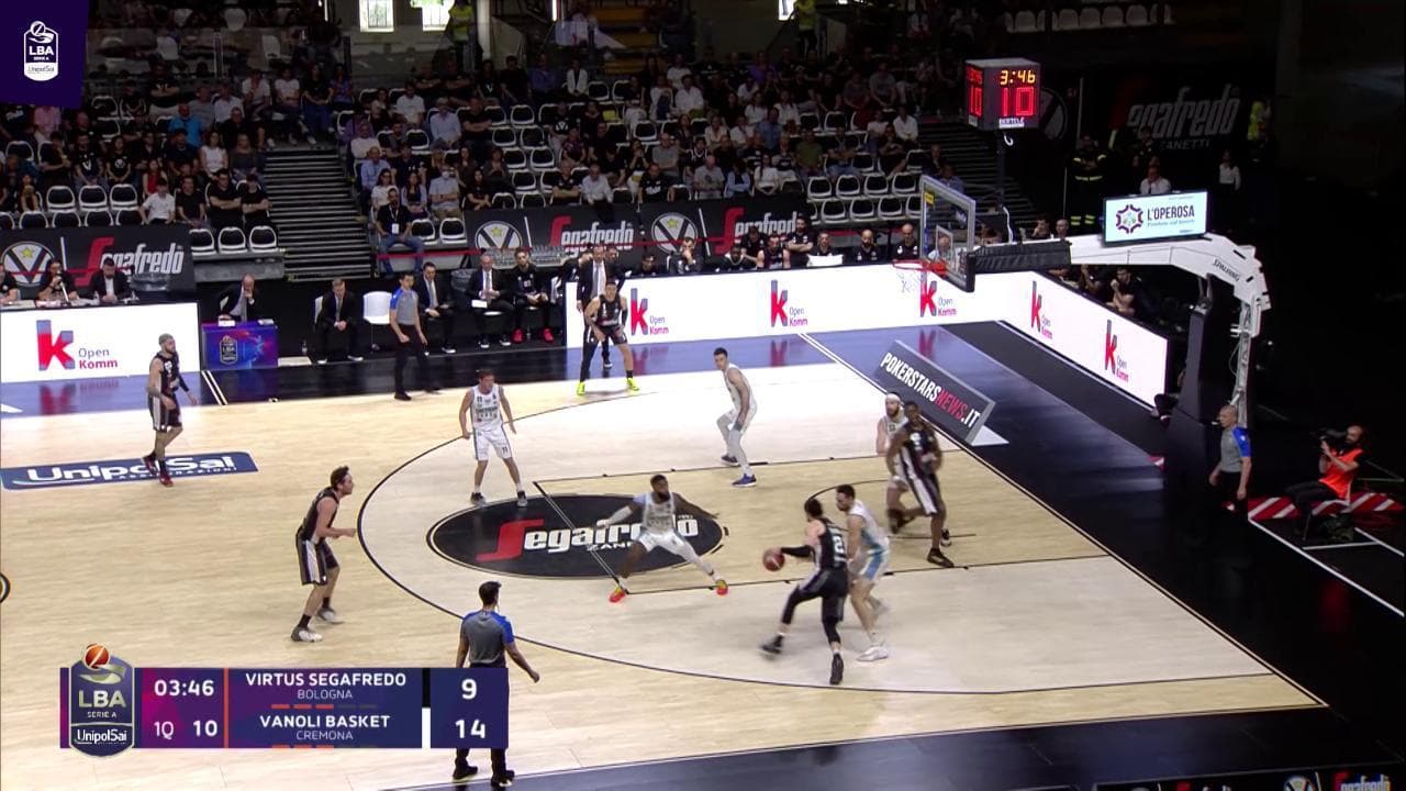 Basket Serie A, gli highlights di Segafredo Bologna vs Vanoli Cremona
