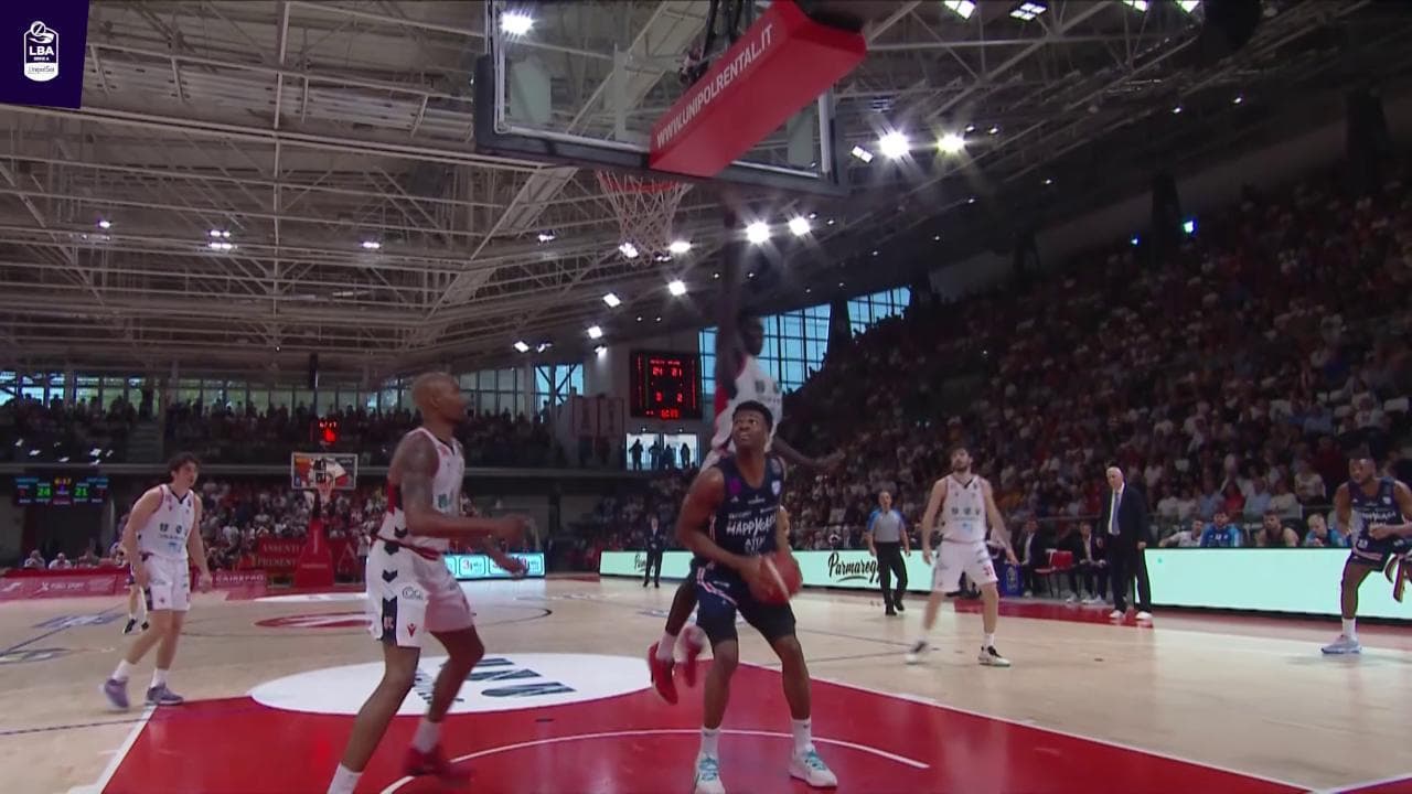 Basket Serie A, gli highlights di UnaHotel Reggio Emilia vs Happycasa Brindisi