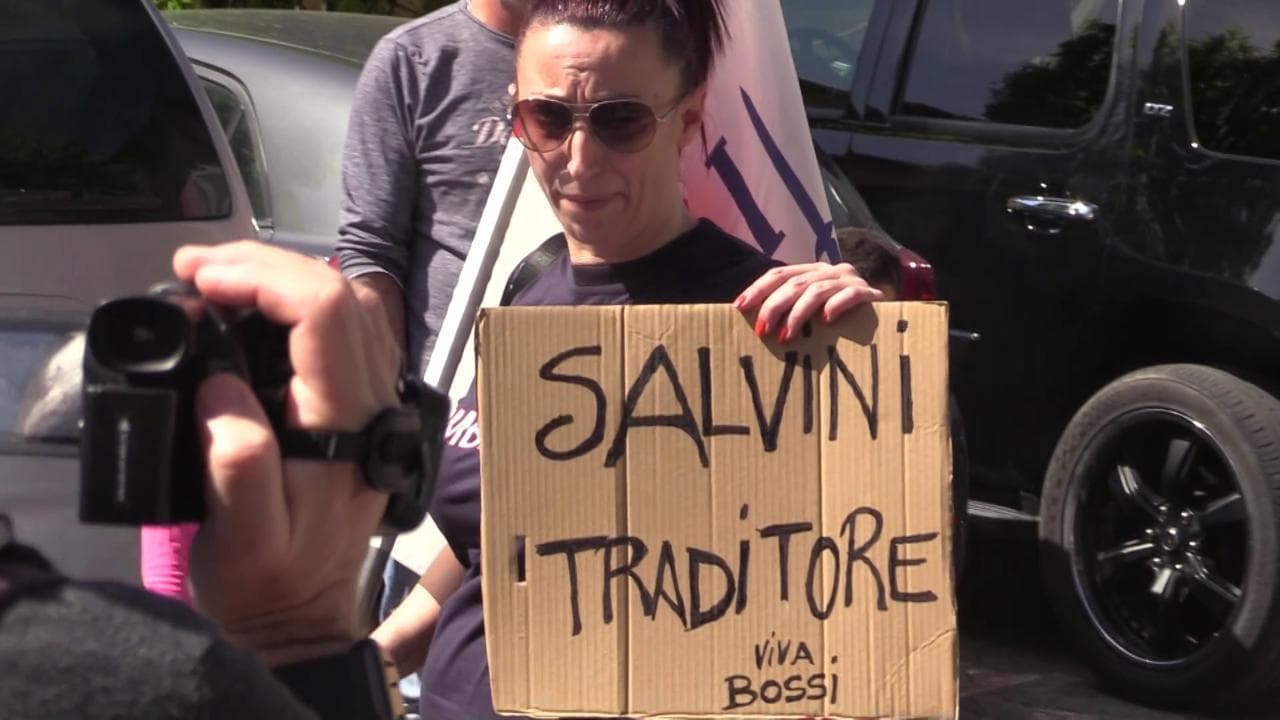 40 anni Lega, videoracconto: i militanti da Bossi a Gemonio. Castelli: "Salvini non è il benvenuto"