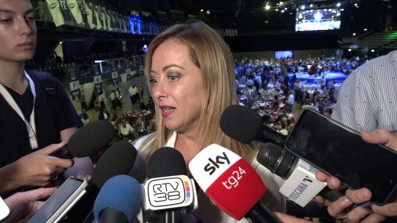 Meloni: "Le roccaforti non esistono più. Piombino? Col sindaco ci sentiamo tutti i giorni"