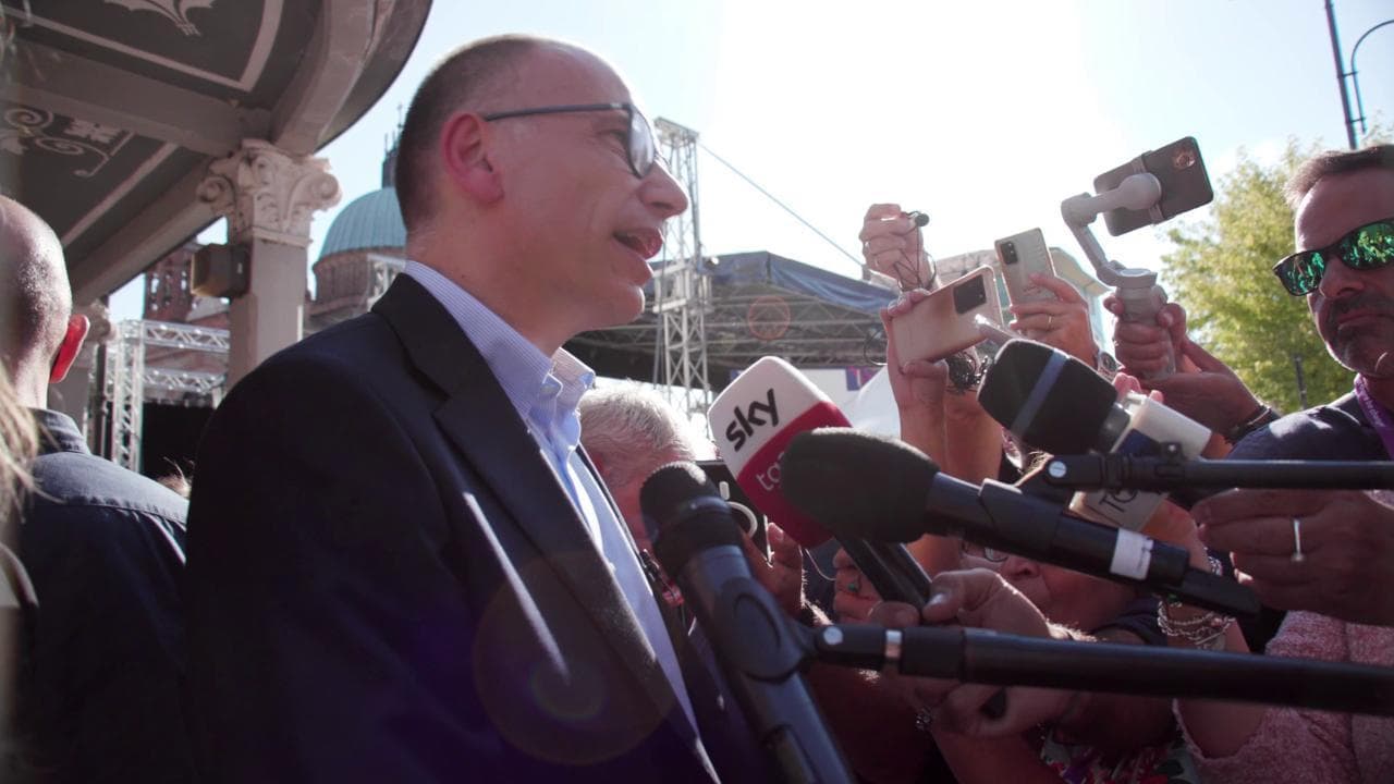 Enrico Letta sul voto del 25 settembre: "Se vince la destra il primo a brindare sarà Putin"