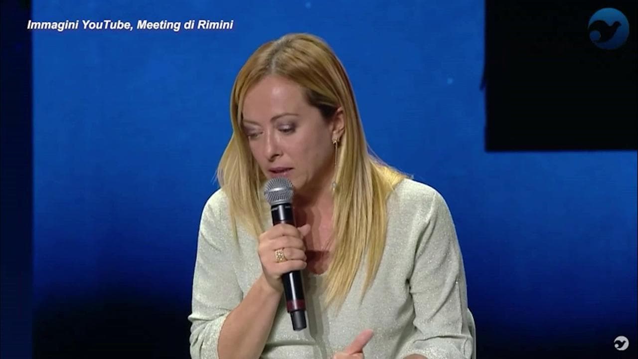 Meeting di Rimini, Meloni a Letta: "Per me lo sport fa bene, tu non sei d'accordo"