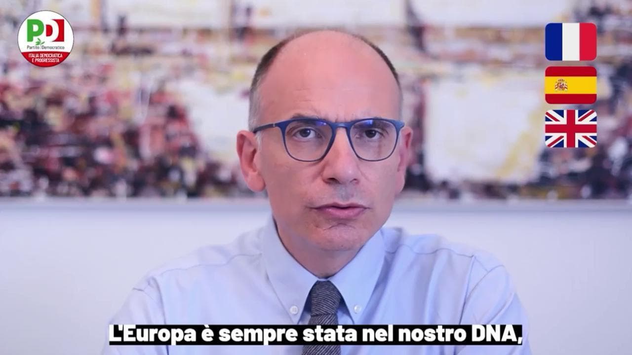 Letta risponde a Meloni con un video in 3 lingue: “Parole non cancellano i fallimenti delle destre"