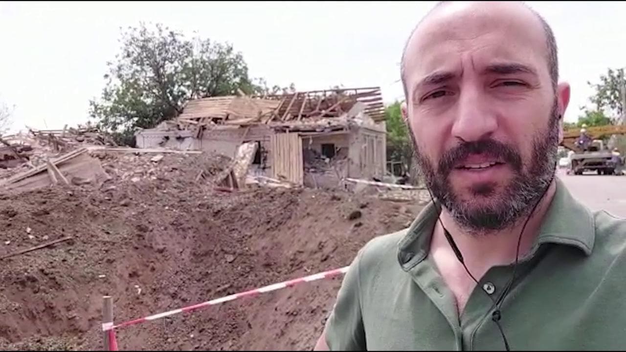 Druzkivka, l'attacco missilistico senza senso sulle case dei contadini