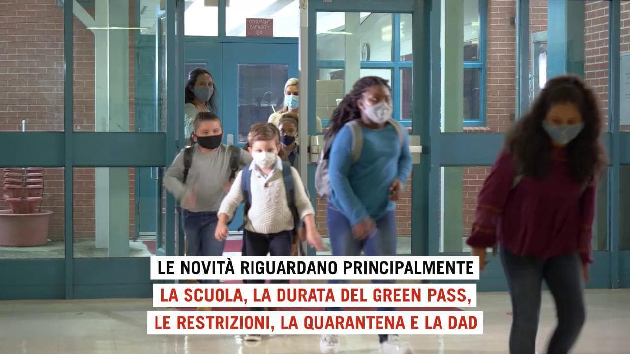 Covid, colori delle regioni, Dad e durata del Green Pass: le nuove regole