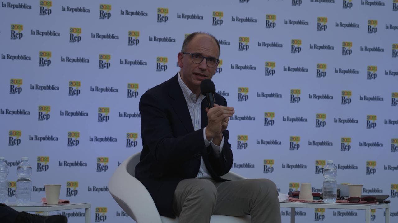 Rep Idee 2021 - Letta: "Su ddl Zan vogliono attrarci in un pantano per farlo saltare"