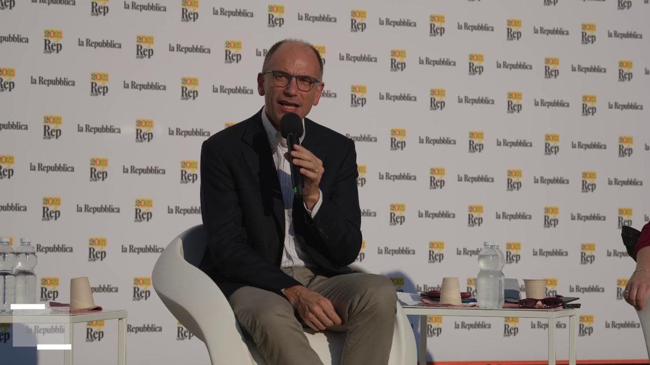 Rep Idee 2021 - Enrico Letta: "Rivedere norma licenziamenti se andazzo è quello di Gkn. Serve Schengen migrazioni"