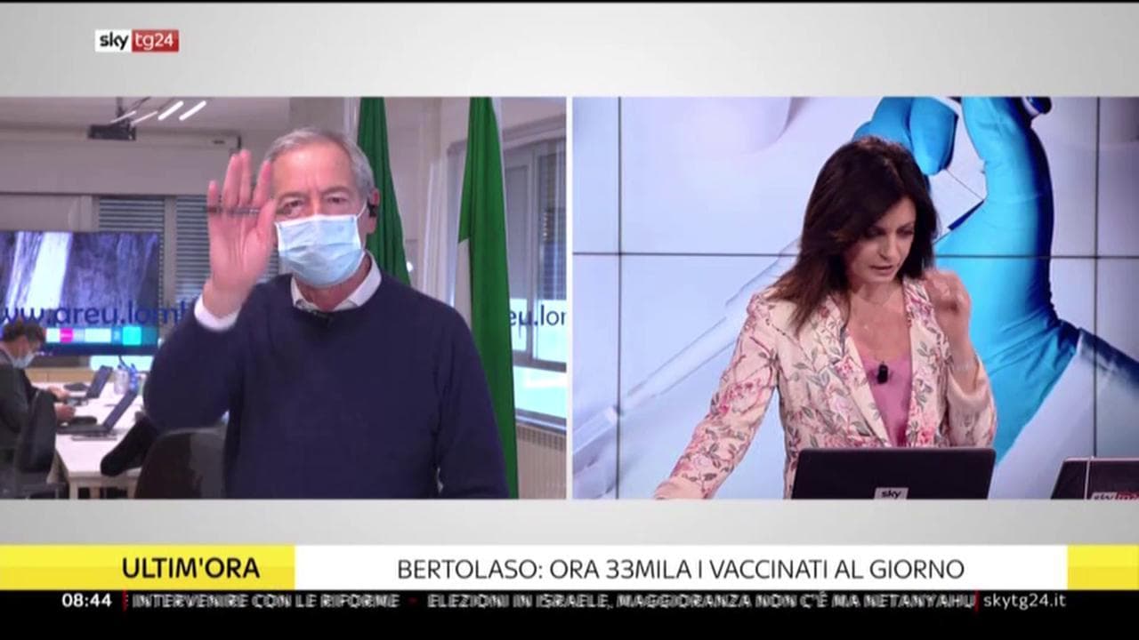 Vaccini Lombardia, Bertolaso a Skytg24: "Mi criticate per sport" e abbandona il collegamento