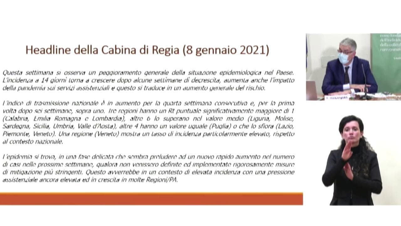 Coronavirus, Brusaferro: "Situazione in peggioramento, massima attenzione alle misure di prevenzione"