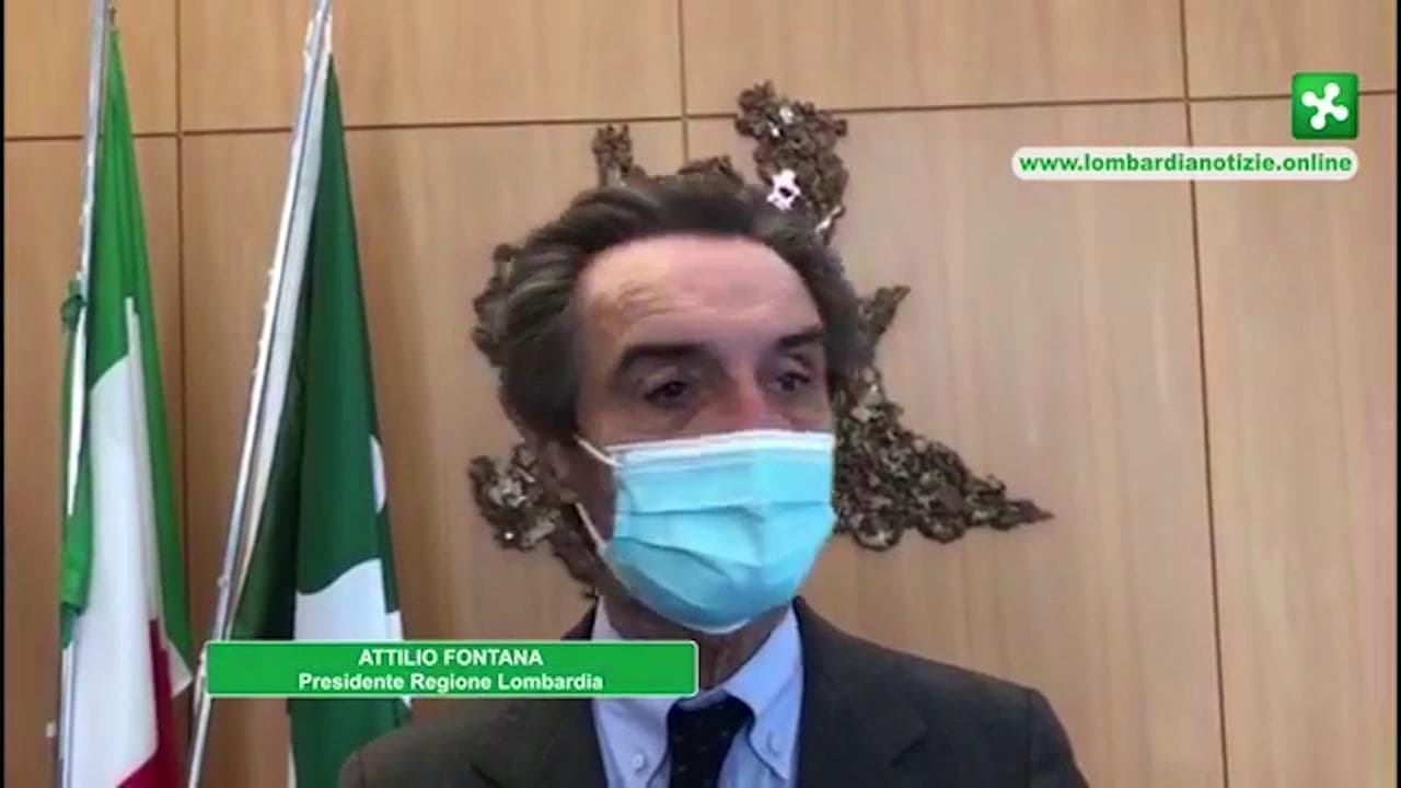 Coronavirus, Fontana: "Per gli indicatori la Lombardia è già zona arancione da venerdì scorso"