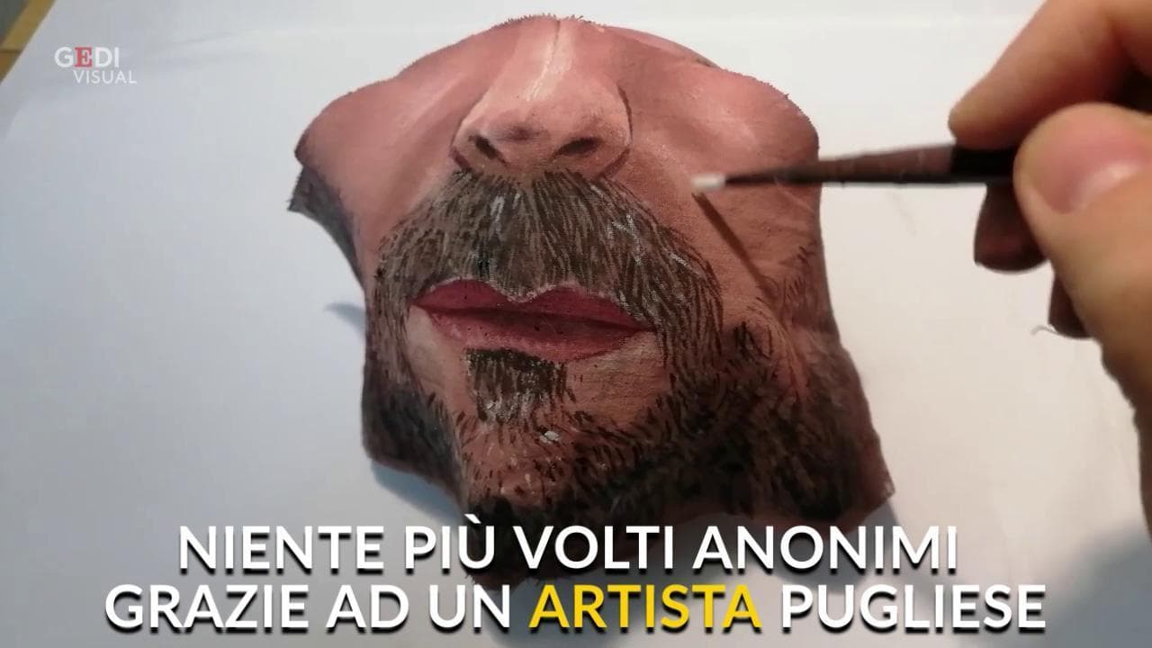 Addio volti anonimi, gli artisti delle mascherine disegnano il viso coperto