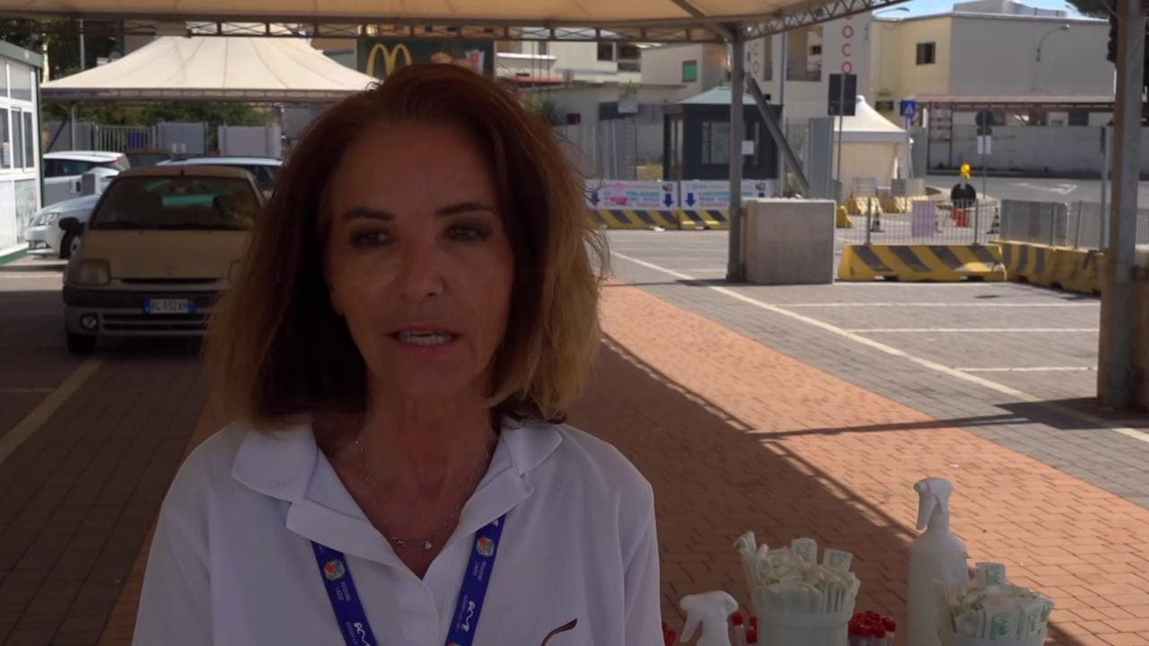 Drive-in tamponi a Civitavecchia, la direttrice sanitaria Asl: "Attese in serata migliaia di persone che sbarcheranno"