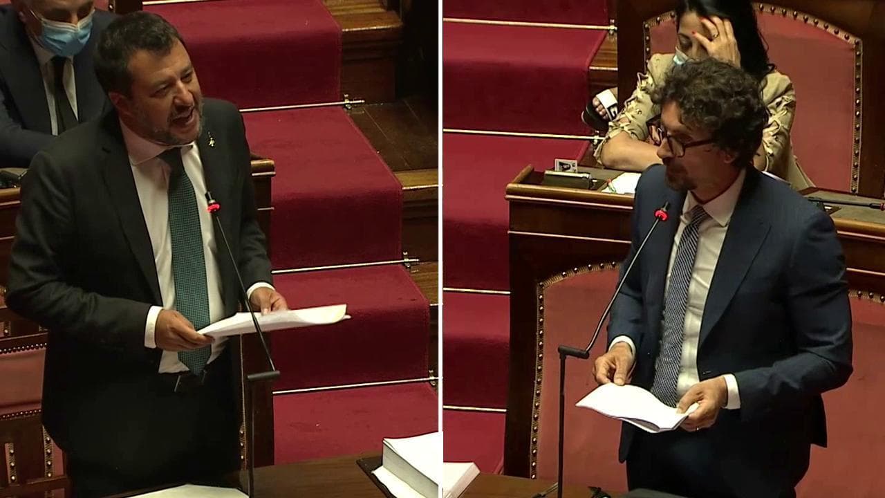 Coronavirus, Salvini: "Basta tenere chiusi in casa gli italiani". Toninelli ribatte: "Sei un vile"