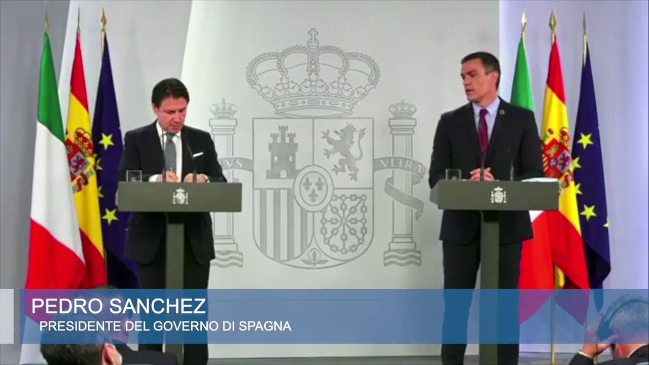 Ue, Sanchez e Conte: "Accordo su Recovery fund deve arrivare entro fine luglio"