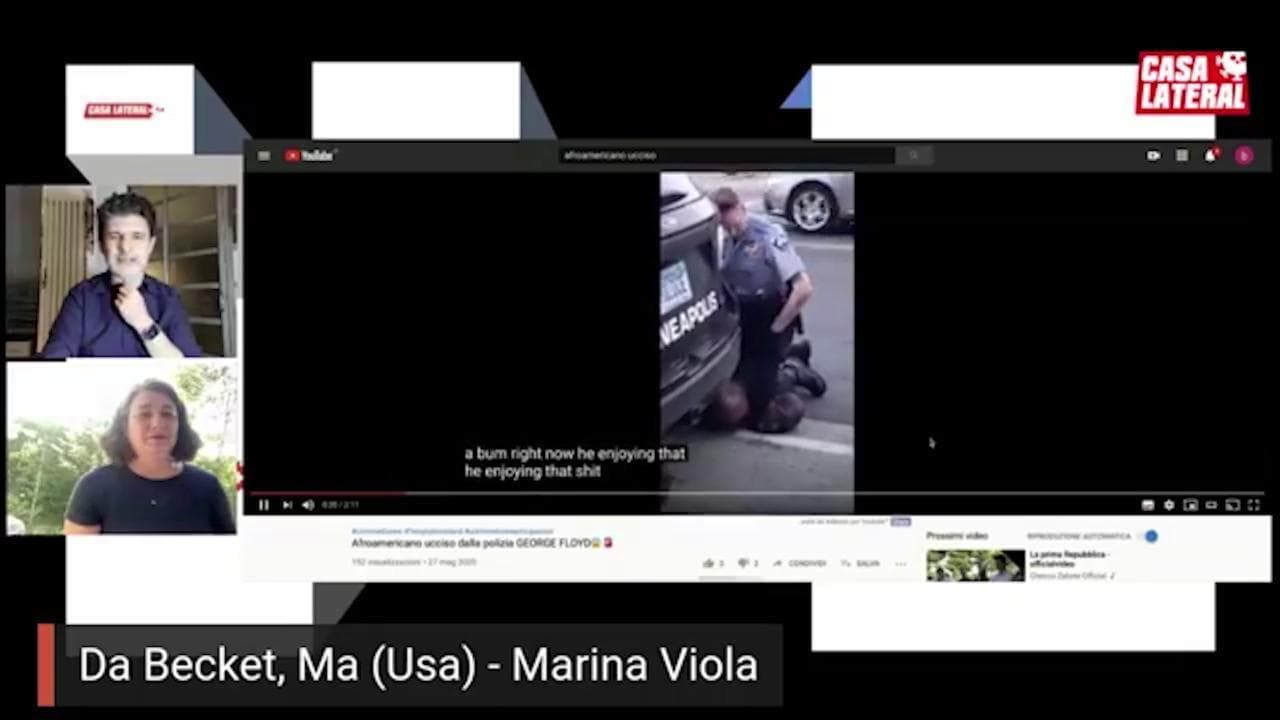 Casa Lateral, Marina Viola: "La morte dell'afroamericano George Floyd, ci ha fatto tornare indietro di anni"