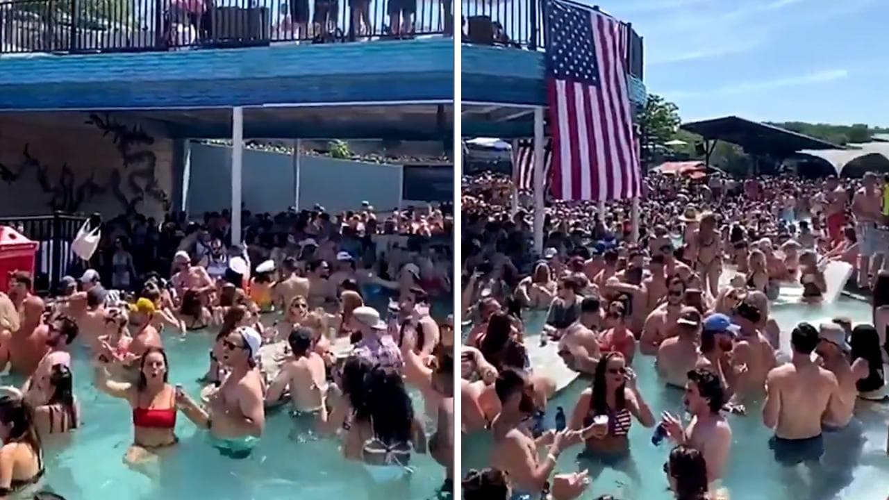 Coronavirus, il party in piscina che indigna l'America