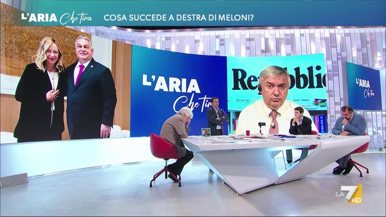 Maurizio Molinari: "Meloni e Orbán guardano a Le Pen"