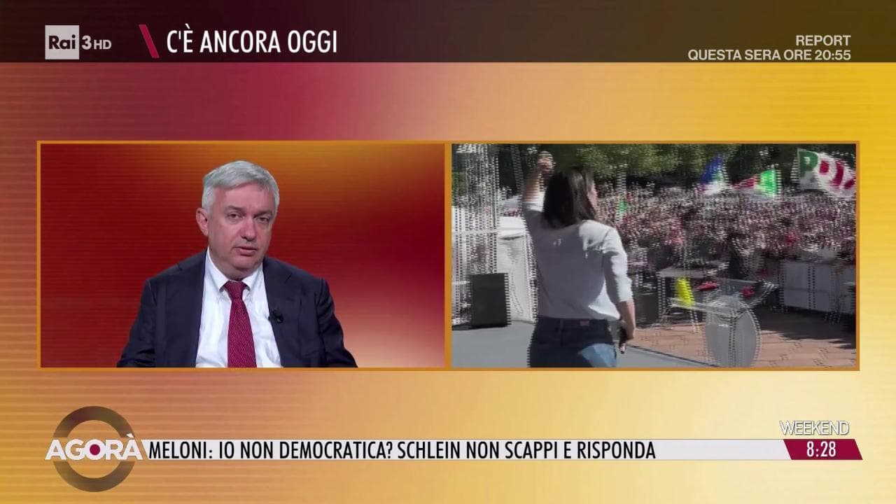 Maurizio Molinari: "Il duello frontale tra Meloni e Schlein"