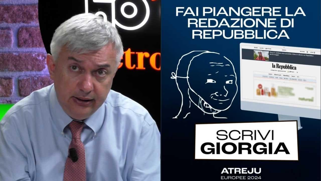 Metropolis/555 Molinari: "Leggete Repubblica, fate piangere Giorgia"