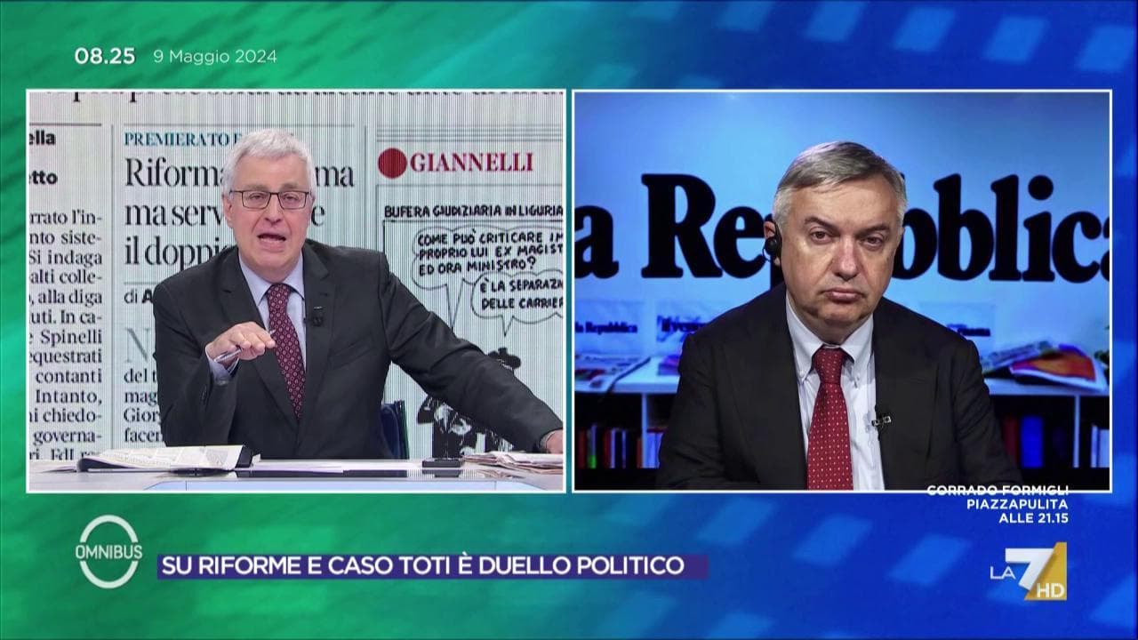 Maurizio Molinari: "L'arresto di Toti divide Meloni e Salvini"