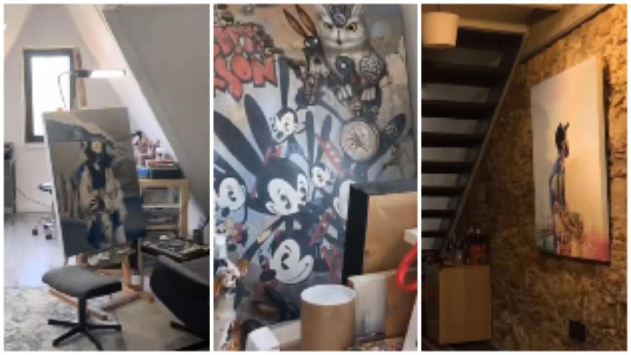 Da uno studio all'altro, il time-lapse è un viaggio nelle case di 37 artisti in isolamento