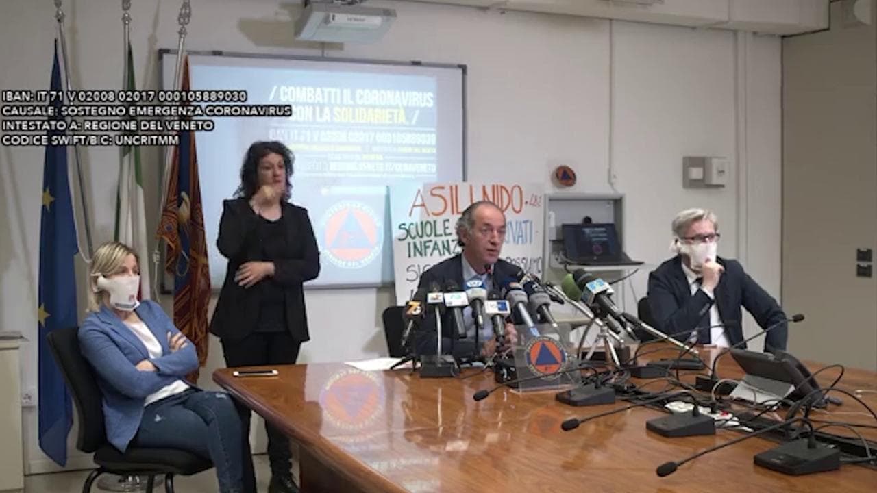 Coronavirus,  Zaia: "Se il virus perde forza vuol dire che è artificiale"
