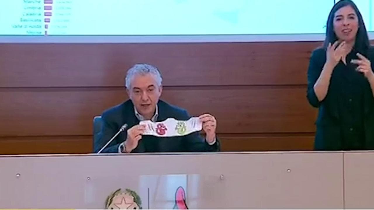 Coronavirus, Arcuri: "Pronte le mascherine per i bambini con supereroi e cartoni animati"