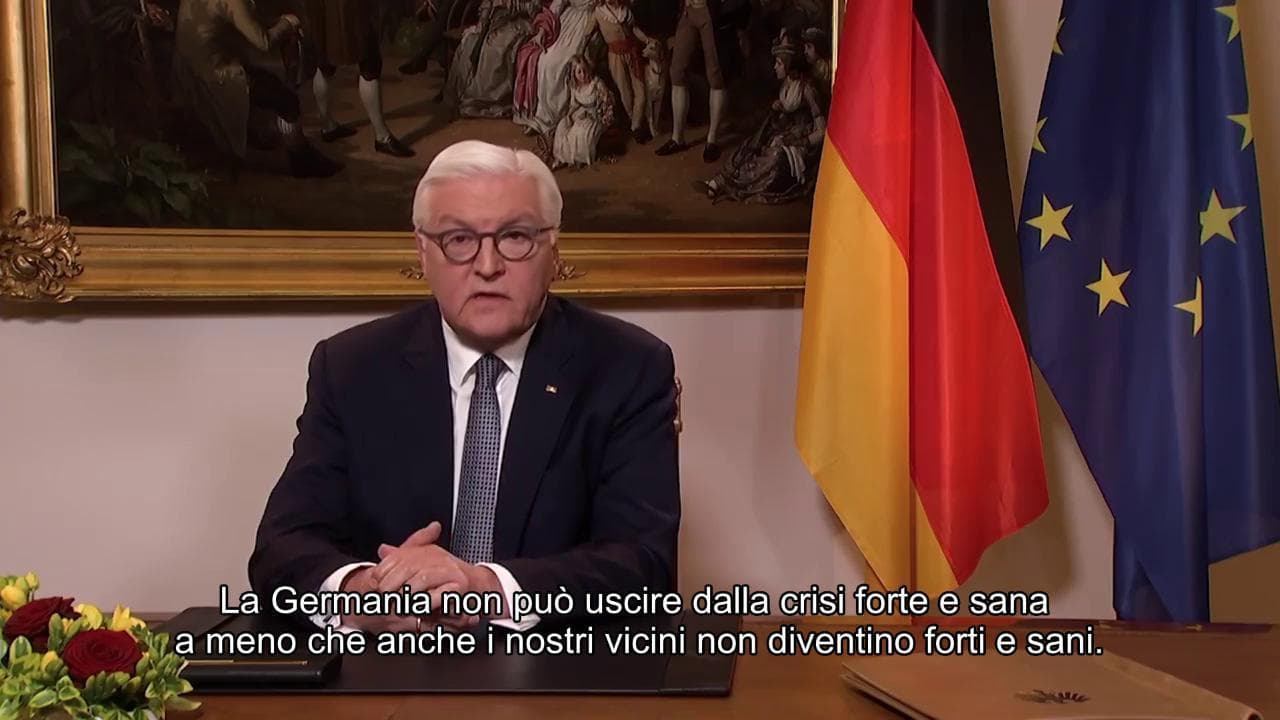 Coronavirus, il presidente tedesco Steinmeier: "Per noi tedeschi la solidarietà con l'Europa è un dovere"