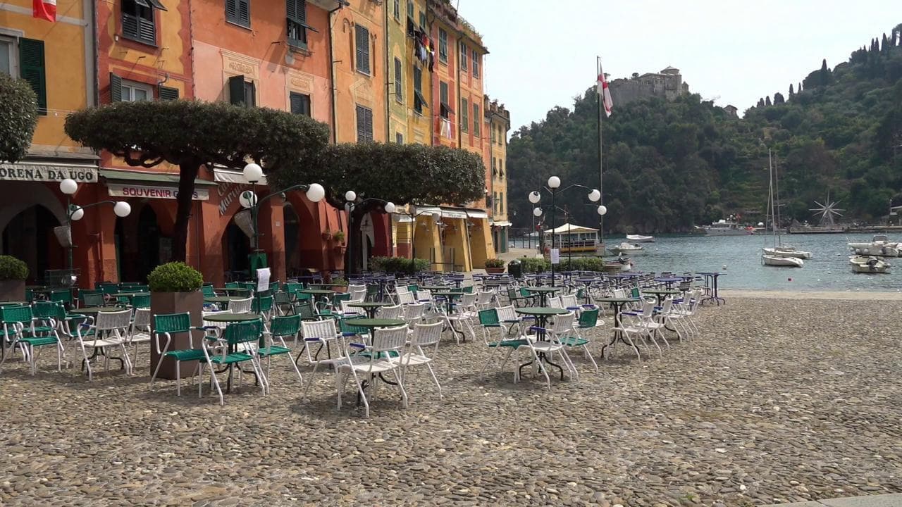 Coronavirus, Portofino è deserta: Pasquetta senza turisti