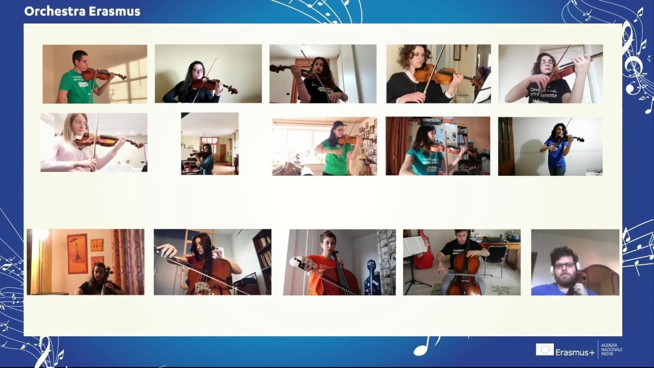 Coronavirus, l'orchestra Erasmus esegue a distanza l'Intermezzo della Cavalleria Rusticana
